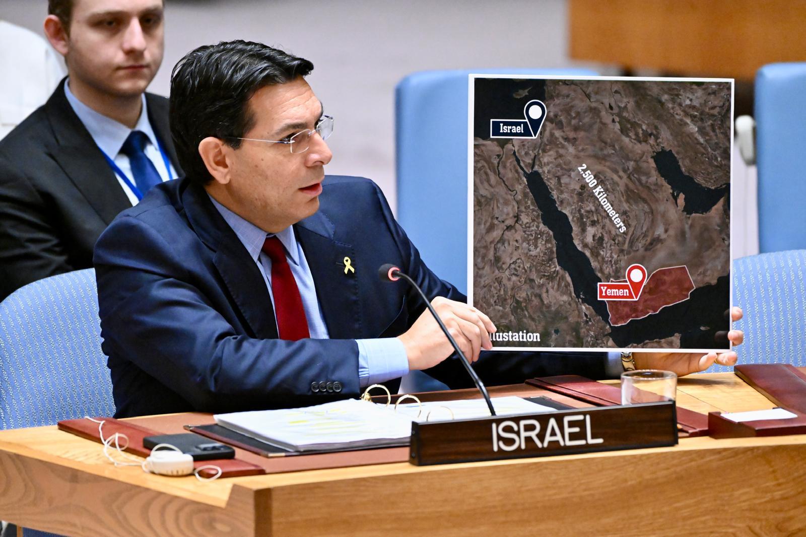 דנון: "ישראל לא תשתוק מול טרור החות'ים, נגמר עידן האיפוק"