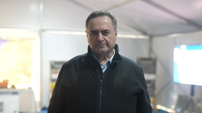 דברי שר הביטחון בתערוכת שלל לבנון 5.1.24 צילום אלעד מלכה