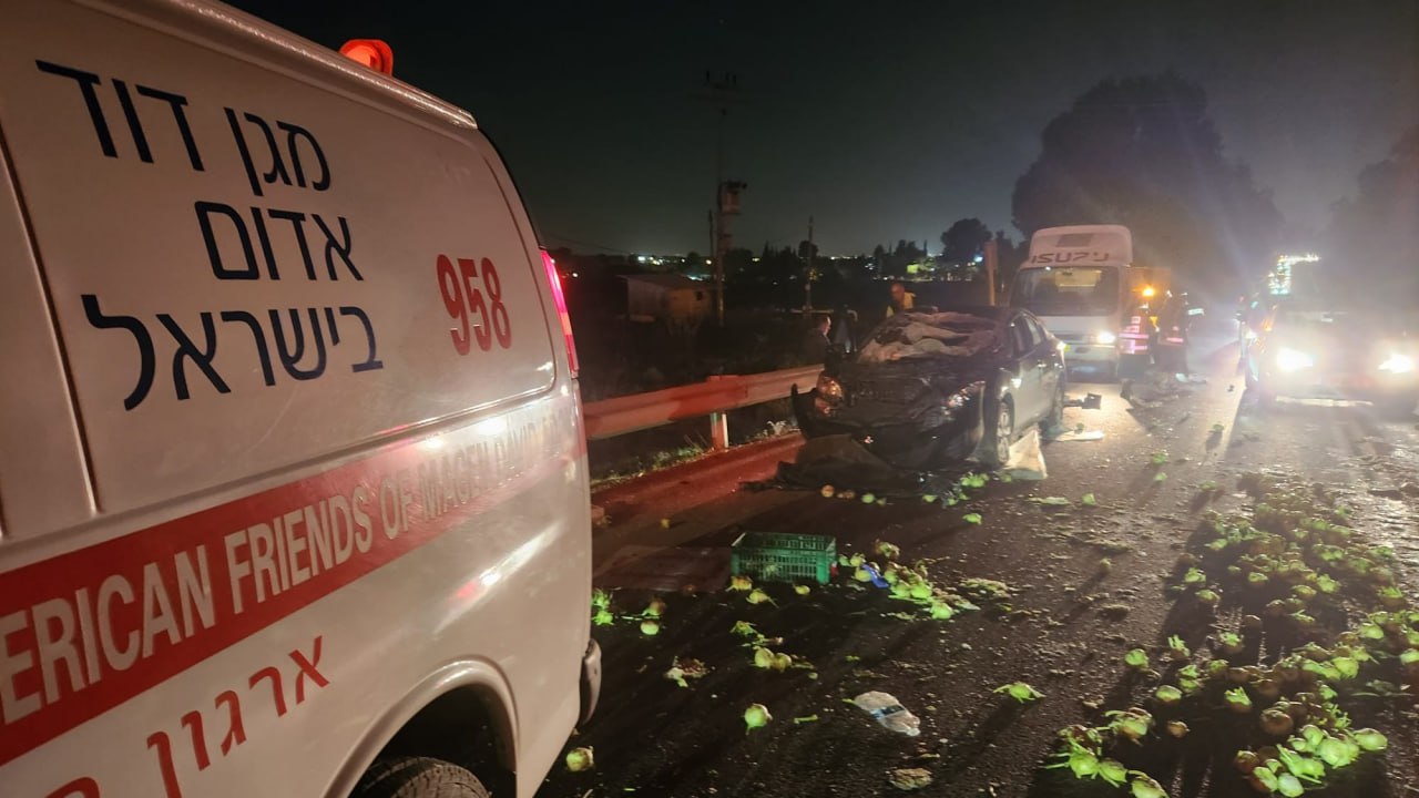 הולכת רגל בת 65 נהרגה מפגיעת רכב סמוך לזכרון יעקב