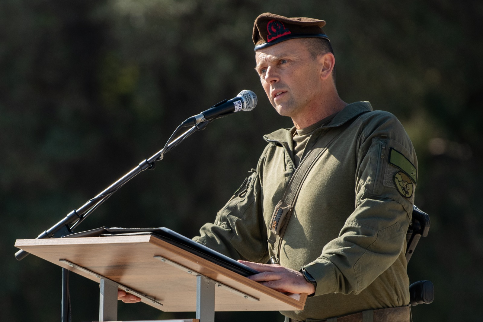 אחרי שלוש שנים: התא"ל הסרוג סיים את תפקידו