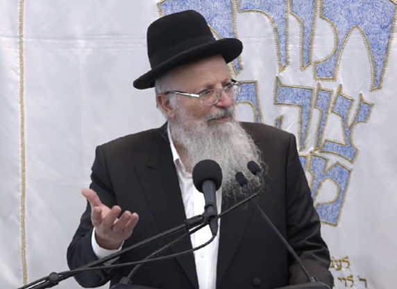 הרב שמואל אליהו זעק בשיעור: "מי התיר לכם? מי אתם?"