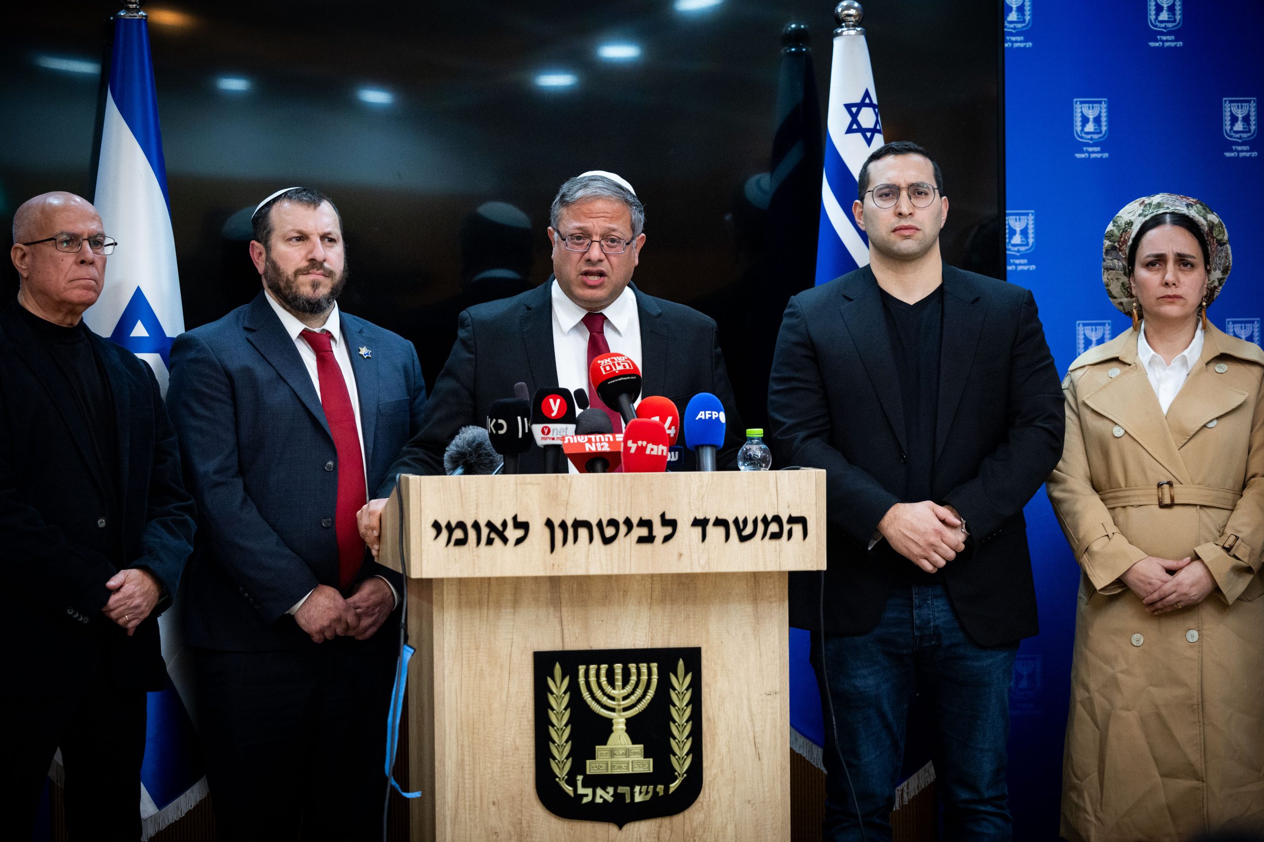 וסרלאוף לצד בן גביר בהצהרה אמש