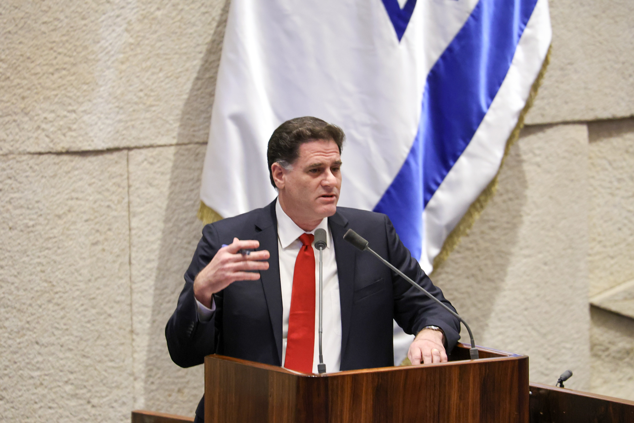 צפו: השר רון דרמר בנאום ראשון אי פעם בכנסת