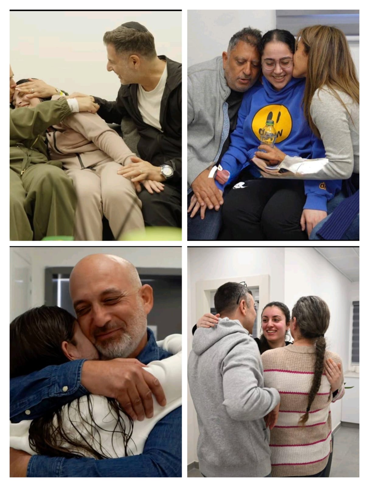 סוף סוף: לירי, נעמה, קרינה ודניאלה שוחררו משבי חמאס
