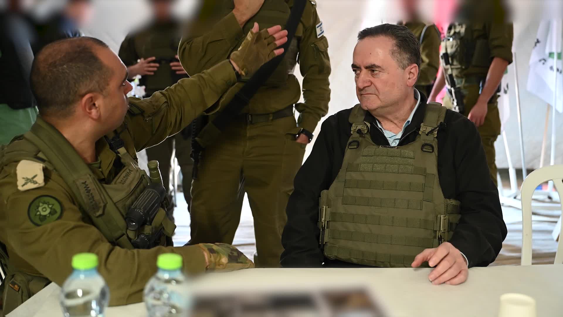 ביקור שר הביטחון באוגדה 146 בלבנון 2.2.25