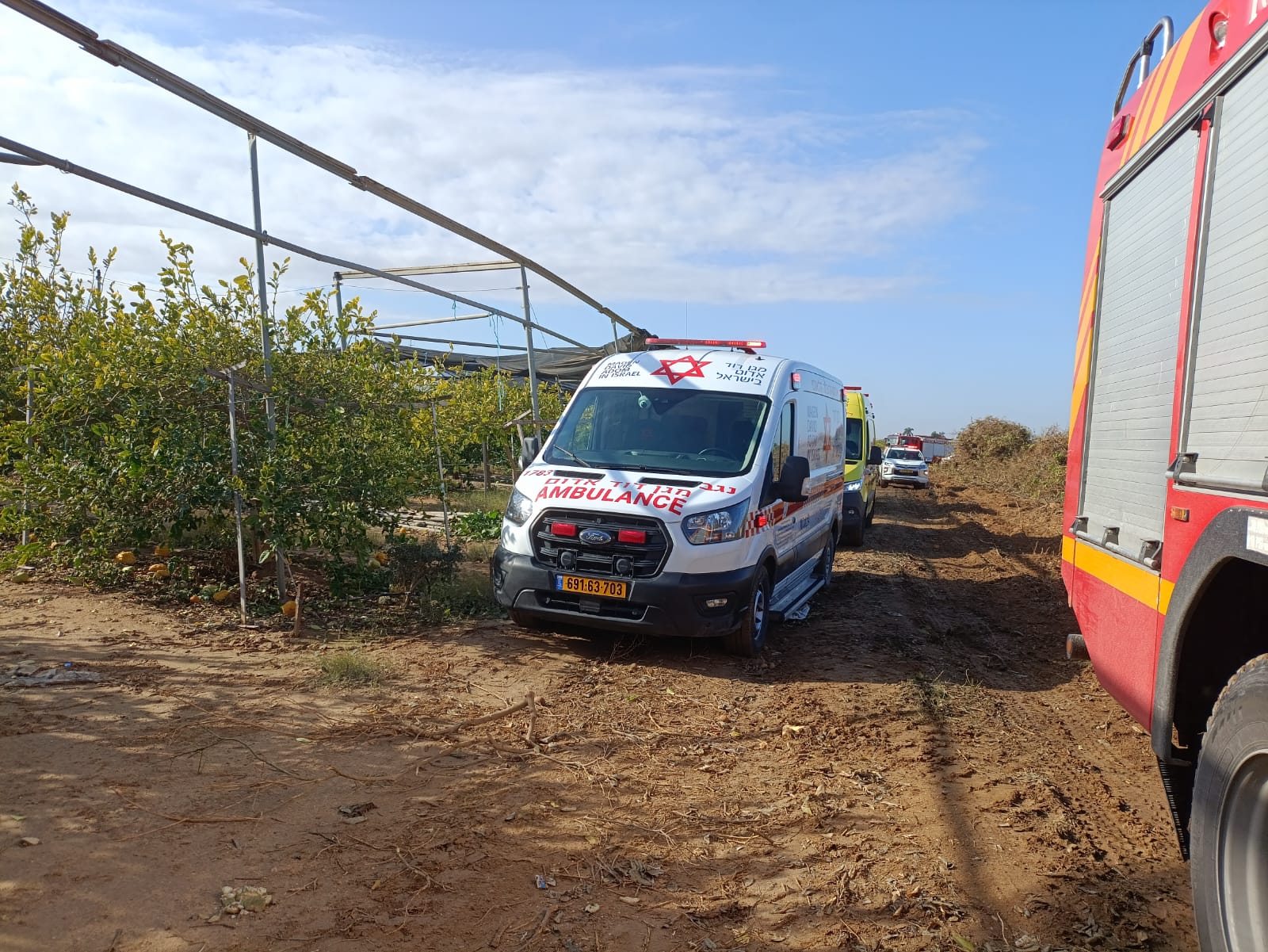 פועל נהרג מפגיעת כף של טרקטור