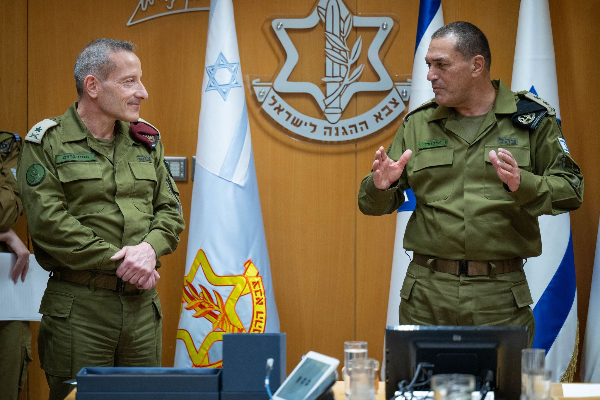סגן הרמטכ"ל אמיר ברעם במעמד החילופים
