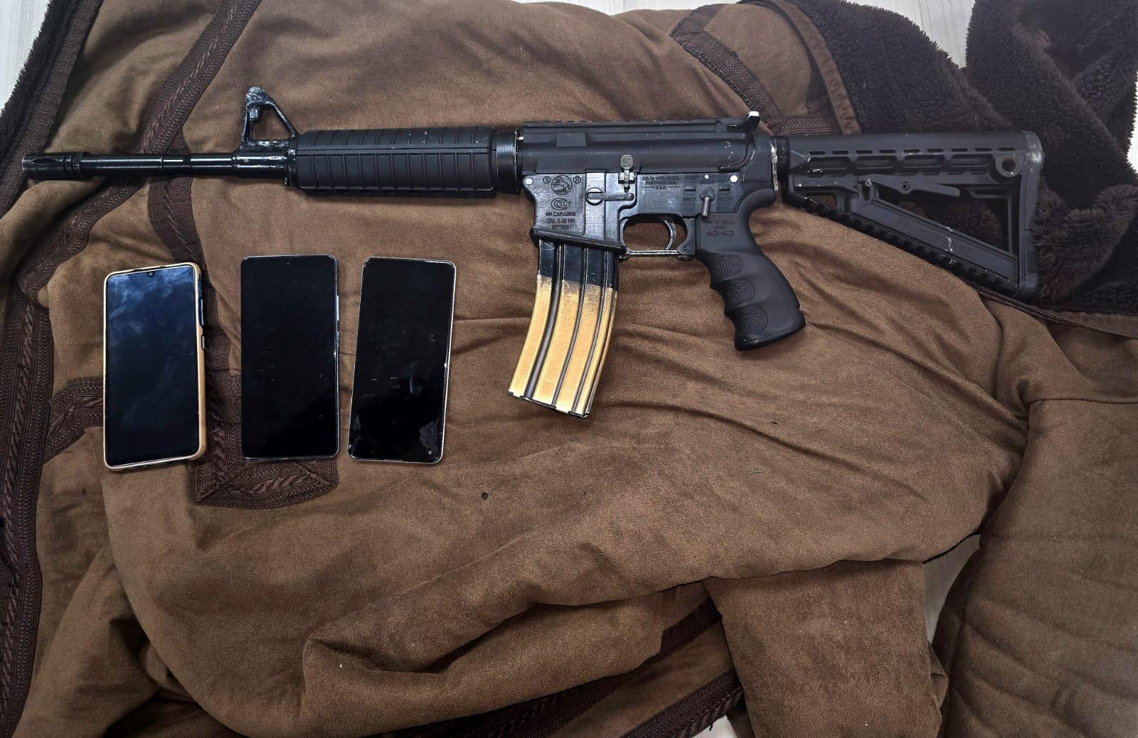 שני פלסטינים נעצרו בצומת כרמל עם M16 ומחסנית מלאה