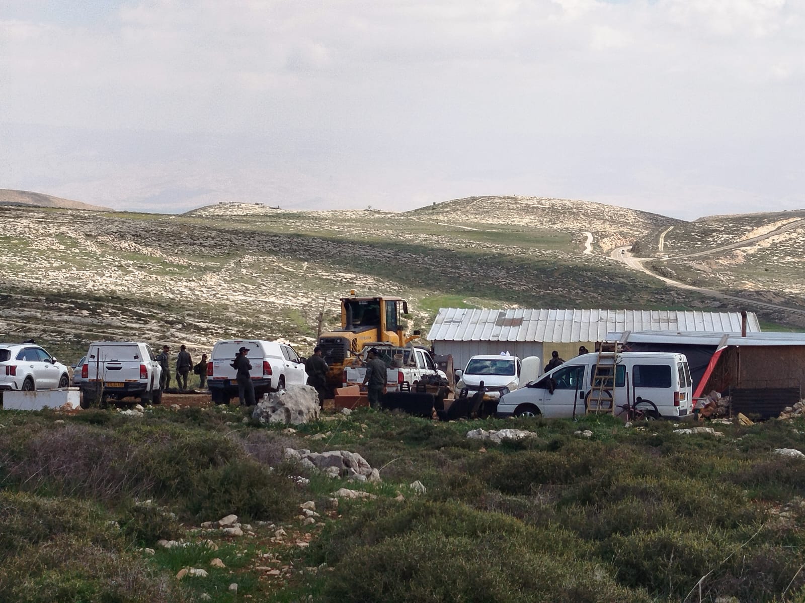 הרס שלישי בחודש: משפחה פונתה מביתה בגבעת שדה יונתן