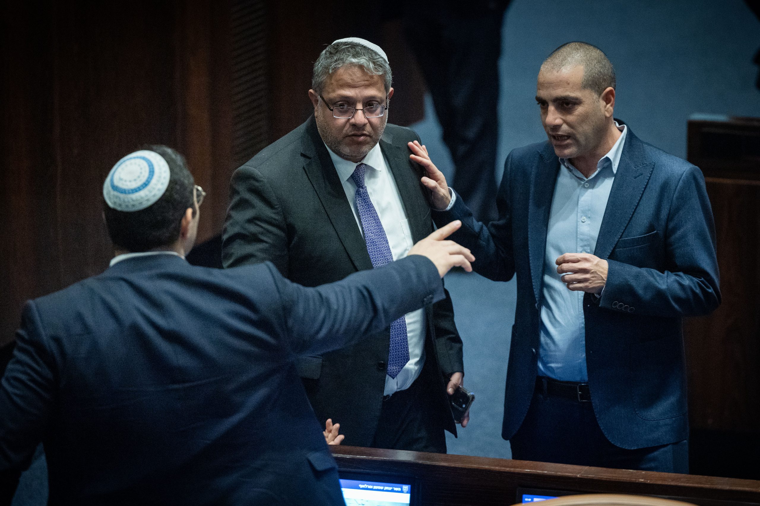 בן גביר ויו"ר הקואליציה אופיר כ"ץ