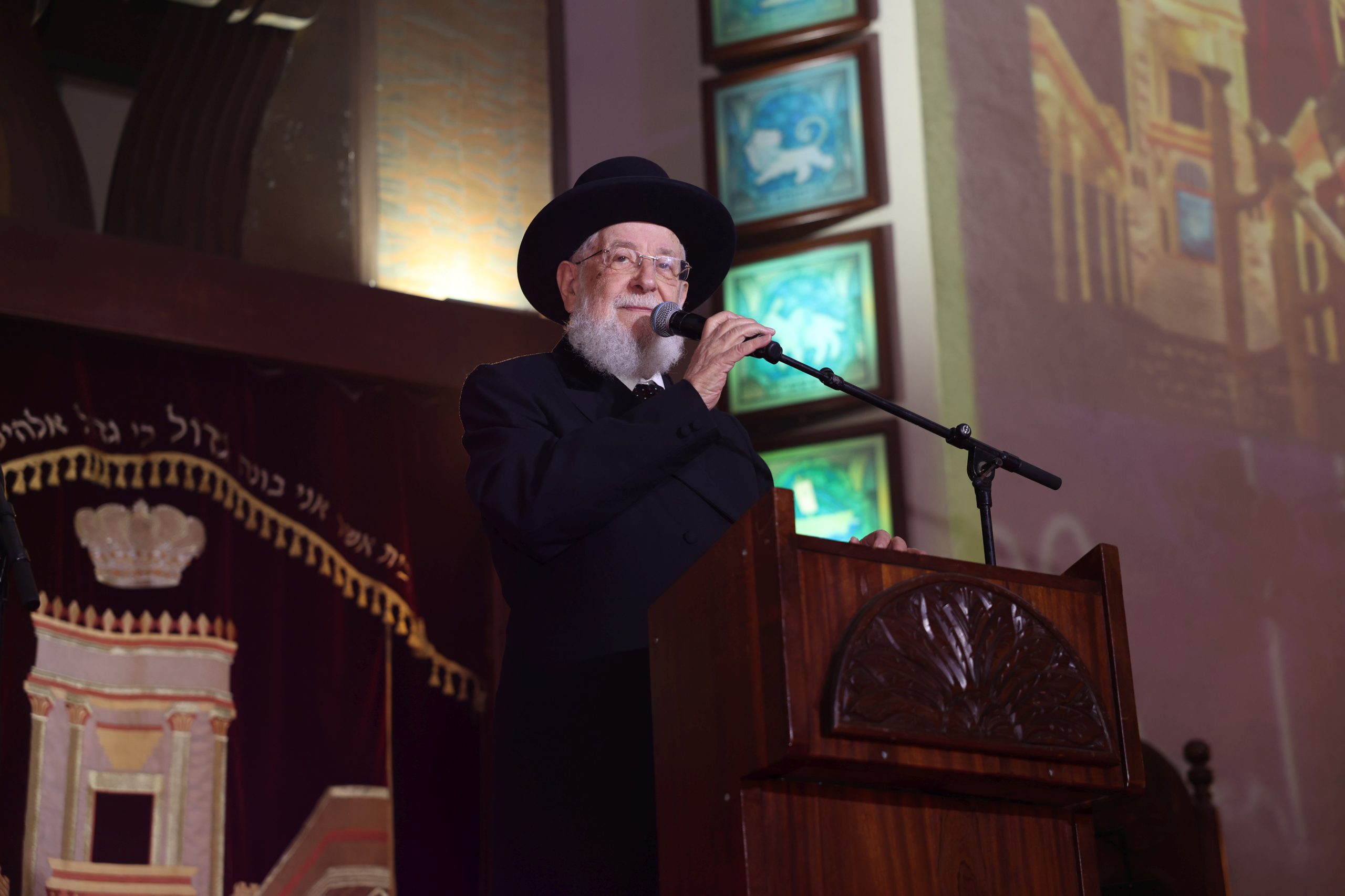 הרב ישראל מאיר לאו (צילום אור גפן)