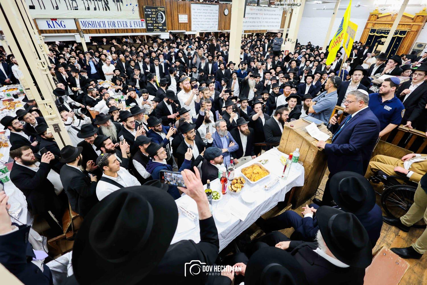 בן גביר במרכז חב״ד העולמי: ״נמשיך לבצע את ההוראות של הרבי״