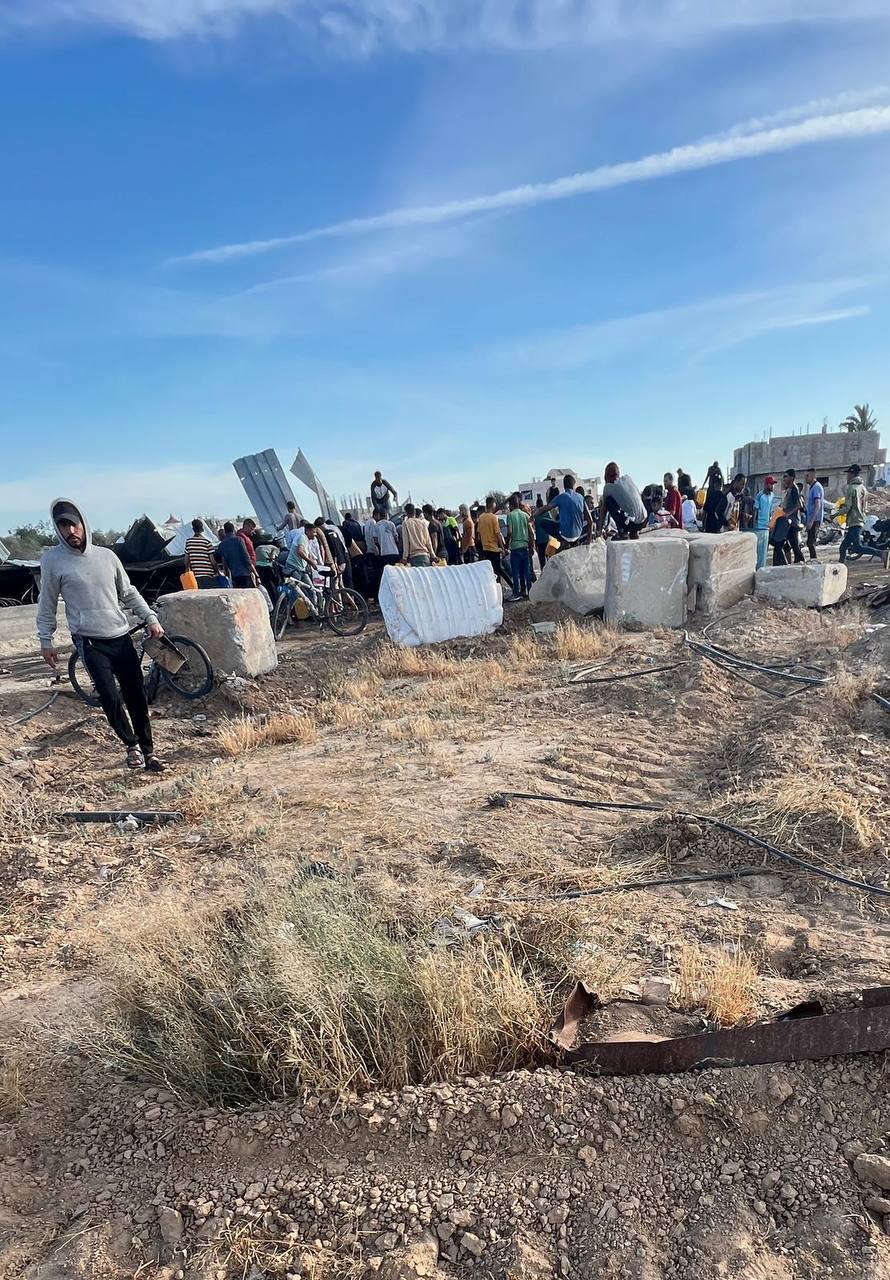 דיווח בעזה: מאגר סולר עצום נבזז על ידי אזרחים