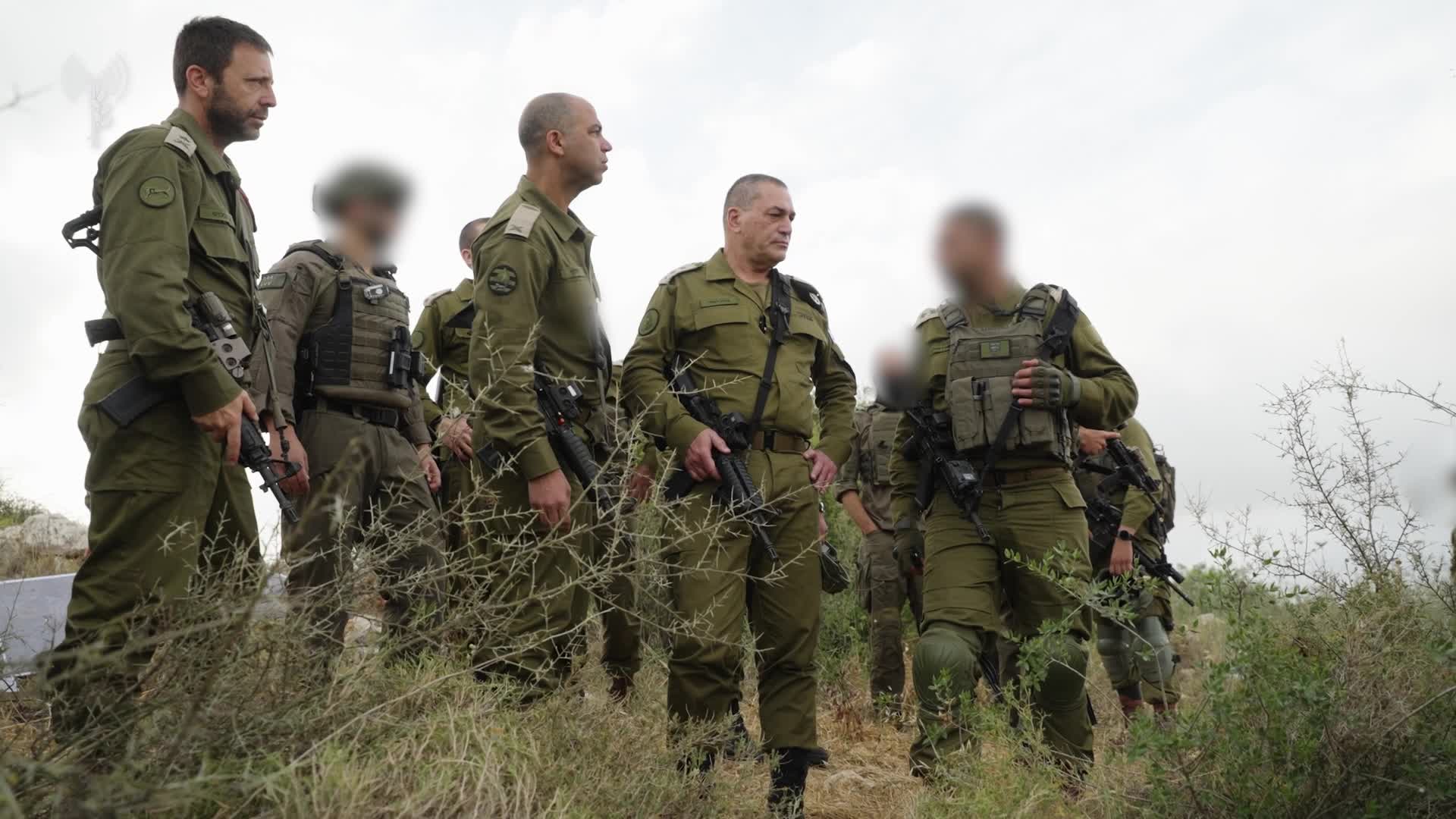 הרמטכל בזירת הפיגוע בברוכין