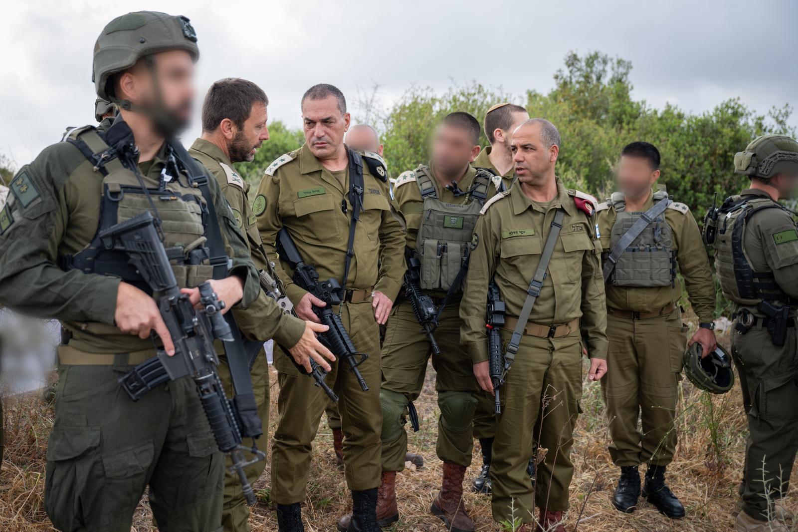 הרמטכל בזירת הפיגוע בברוכין (דו"צ)