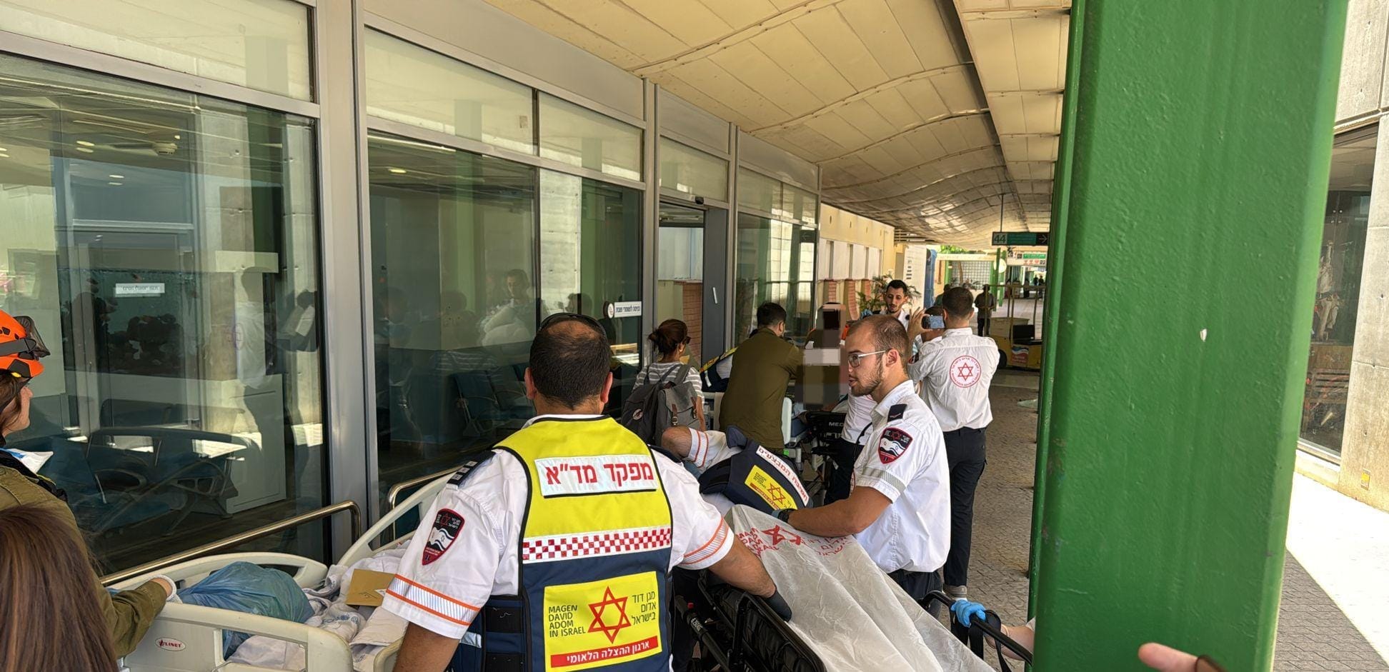 ביה"ח סורוקה היום (קרדיט: מד"א)