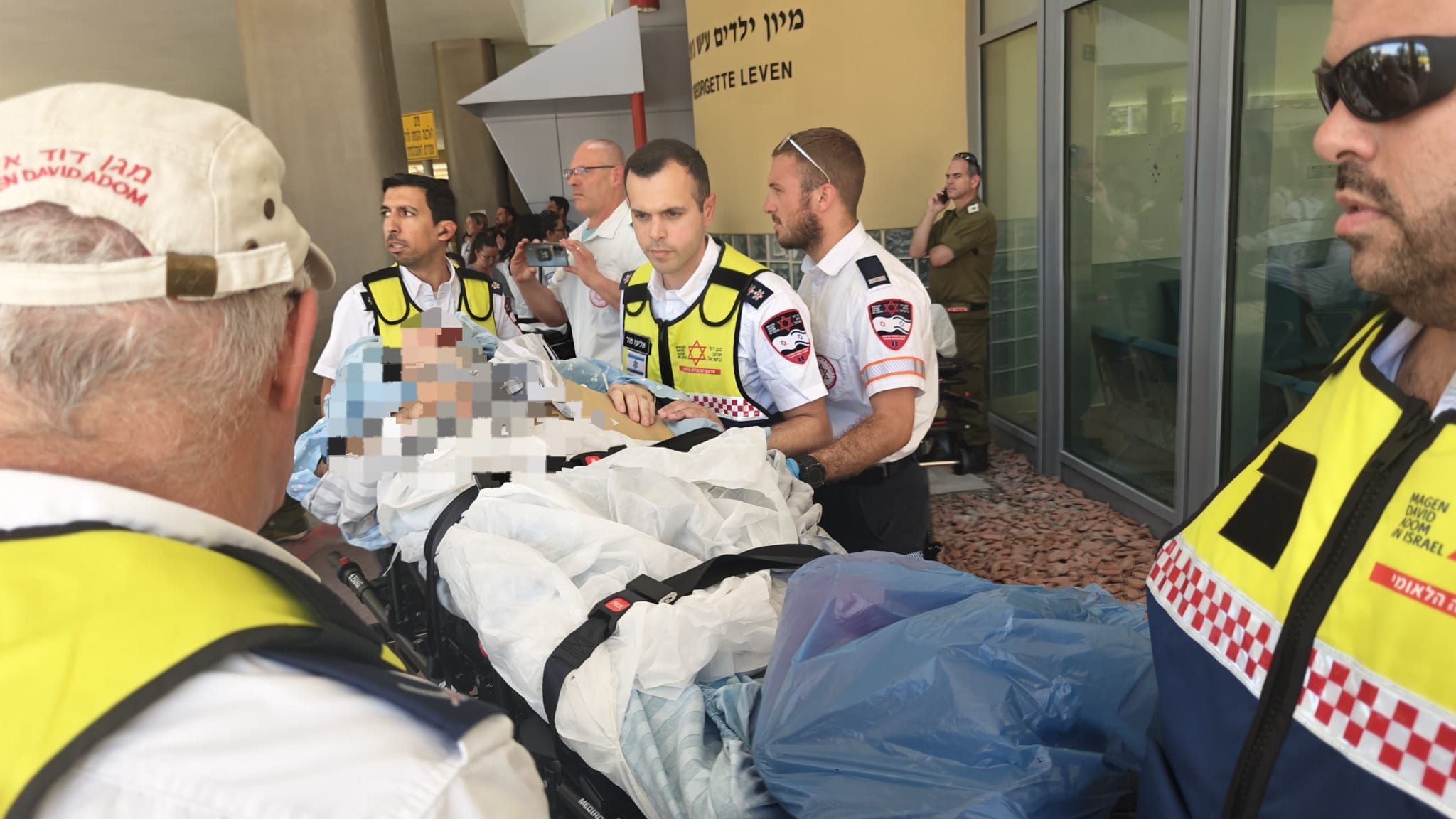 ביה"ח סורוקה בוקר (קרדיט: מד"א)