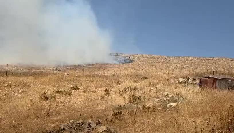 שריפה ליד צפת