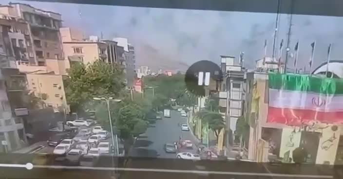 תיעוד תקיפה באיראן