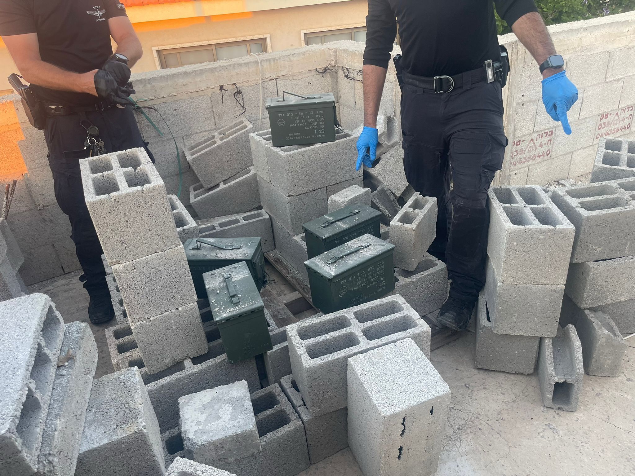 הפשיטה בוואדי ערה: 5,000 קליעים הוסלקו בשלד בניין
