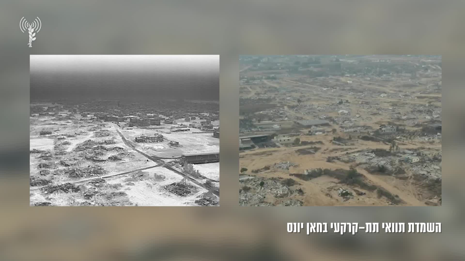 השמדת מנהרה חאן יונס