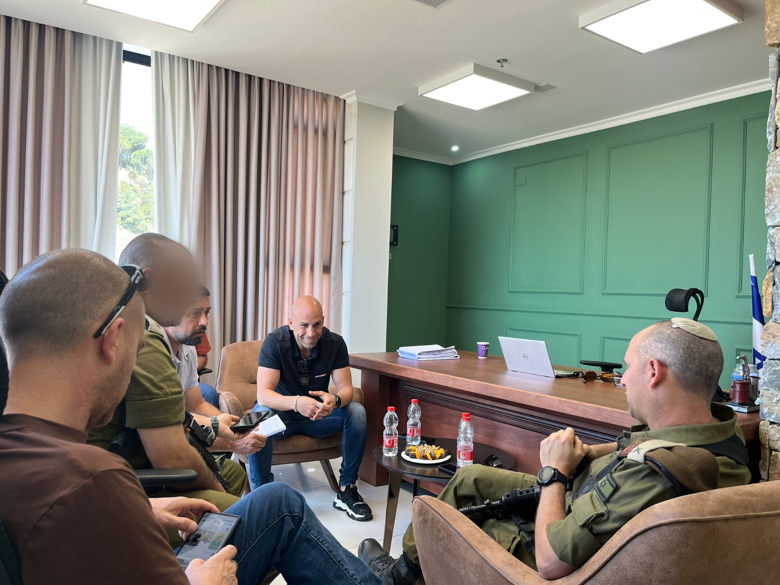 מפקד האוגדה בגבול סוריה: "מבקשים להעביר מסר חריף וברור"