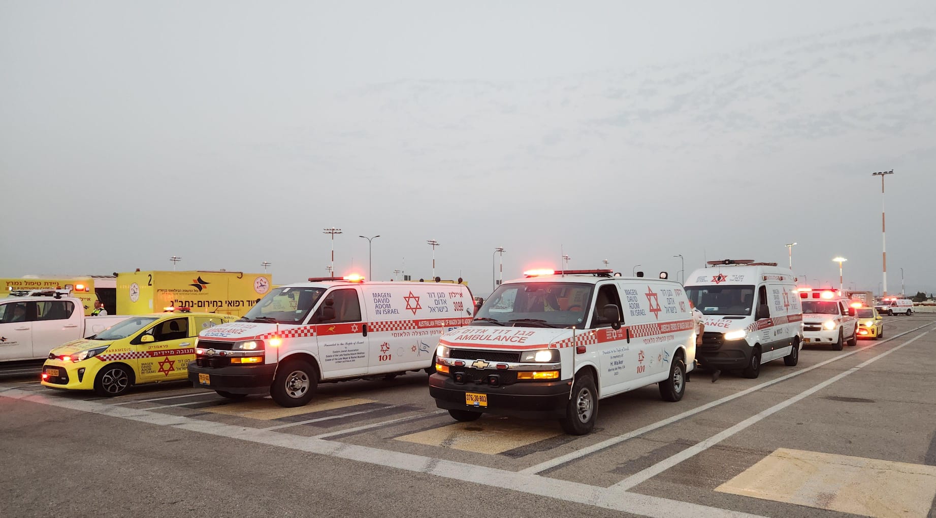 אחרי דקות ארוכות של פאניקה: הסתיים האירוע בנתב"ג