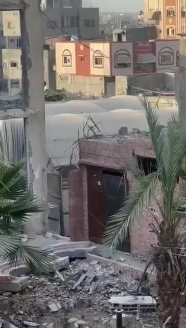 ירי בשכונות מרכז עזה