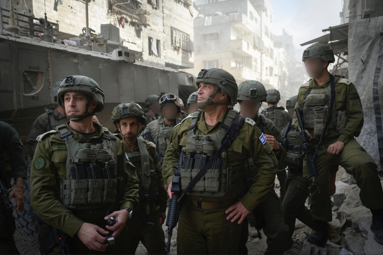 הרמטכ"ל ברצועת עזה: "אסור לזלזל באויב, צריך סבלנות מברזל"