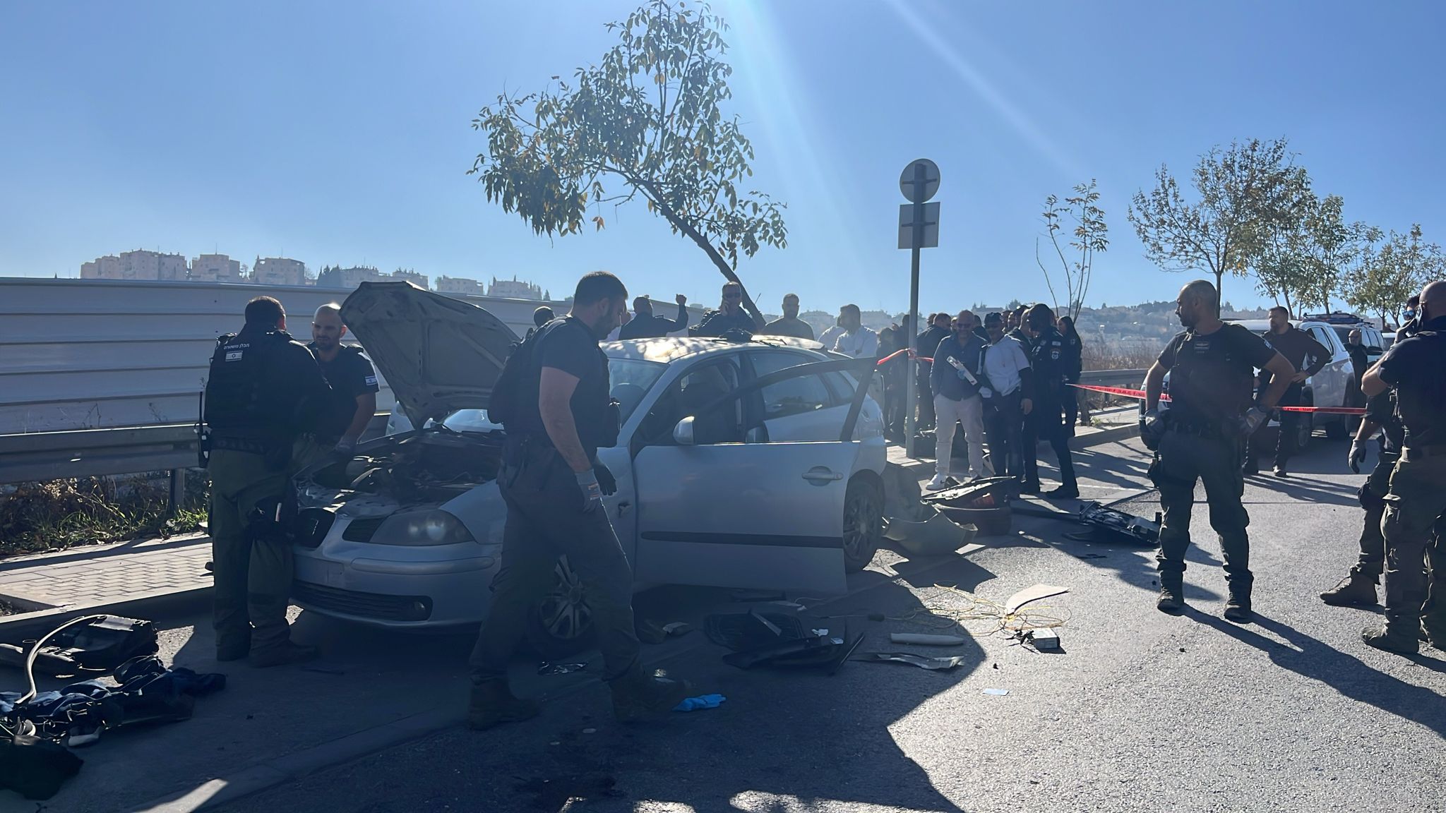 ניסיון פיגוע דקירה במחסום חיזמא: המחבל הניף סכין ונוטרל