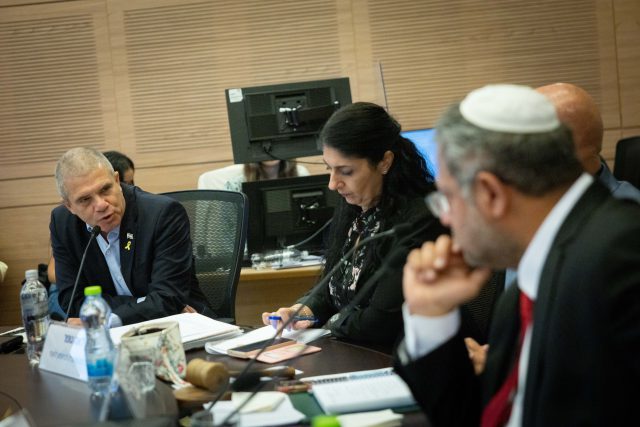 הועדה לביטחון לאומי | חיים גולדברג, פלאש 90