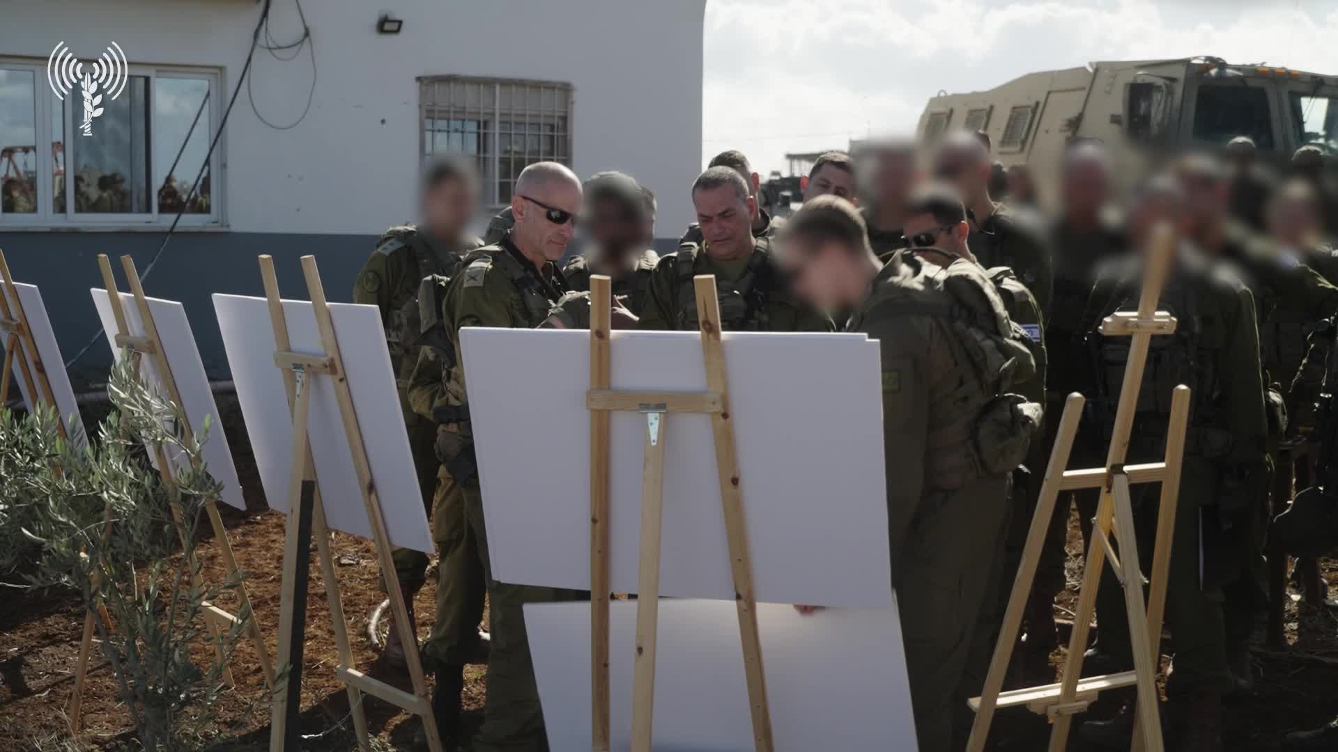 הרמטכ״ל בסיור בצפון השומרון | צילום: דובר צה"ל