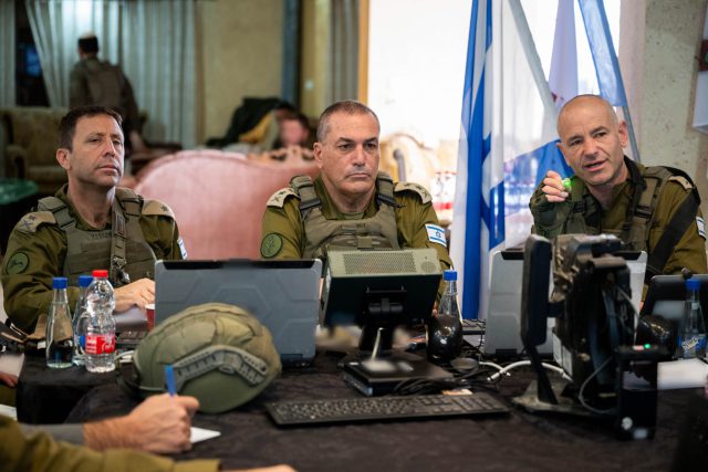 הרמטכ״ל בסיור בצפון השומרון |