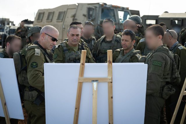 הרמטכ״ל בסיור בצפון השומרון |