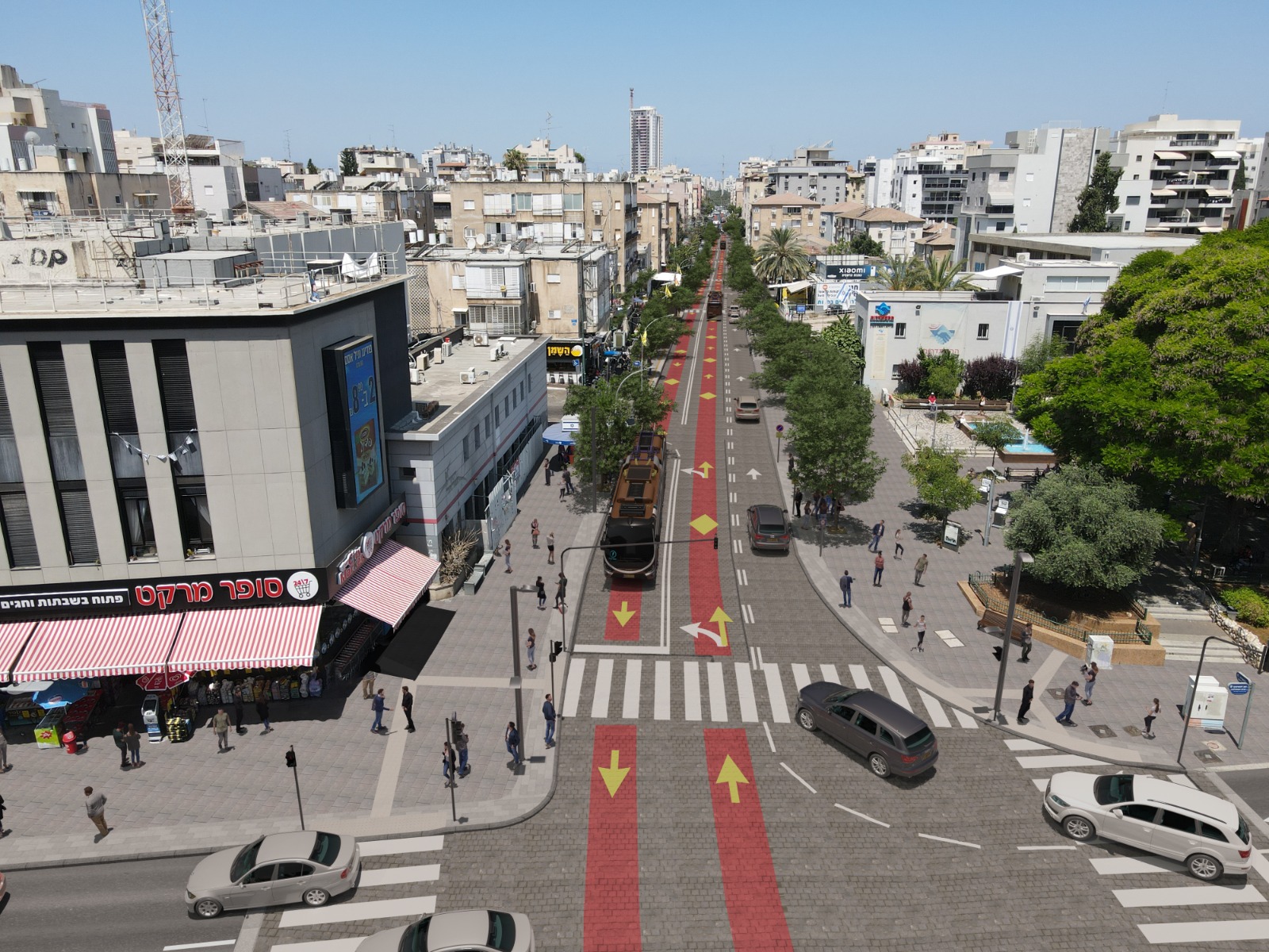 התקדמות במטרונית הקו החום: הסדרי תנועה חדשים ברוטשילד