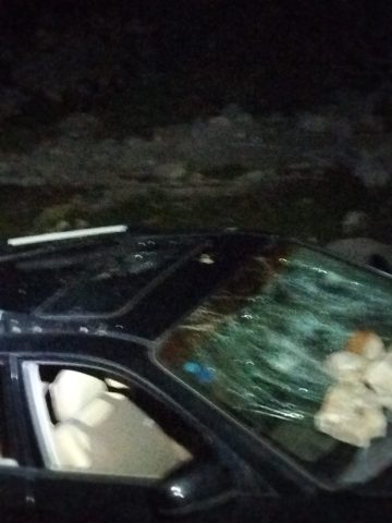 עשרות פורעים ערבים תקפו תושבים צפונית לקדומים