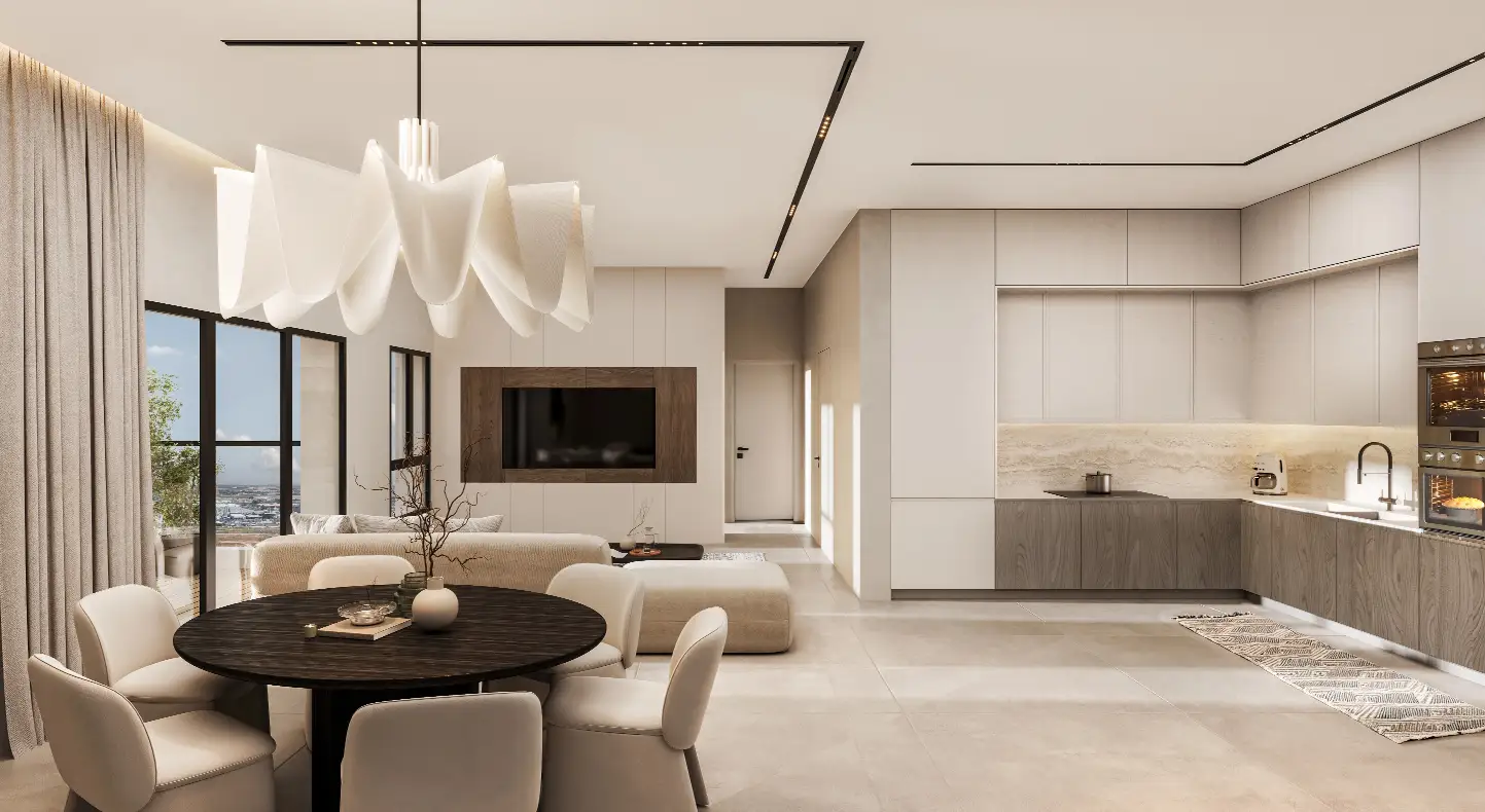 כל פרט בתכנון הדירות נבחר בקפידה מתוך חשיבה עמוקה על חוויית המגורים של המשפחה