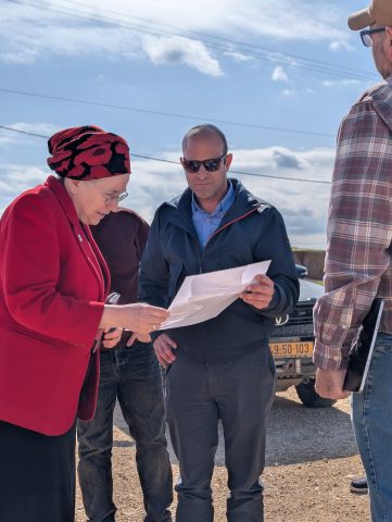 השרה סטרוק בהר חברון | דוברות מועצה אזורית הר חברון