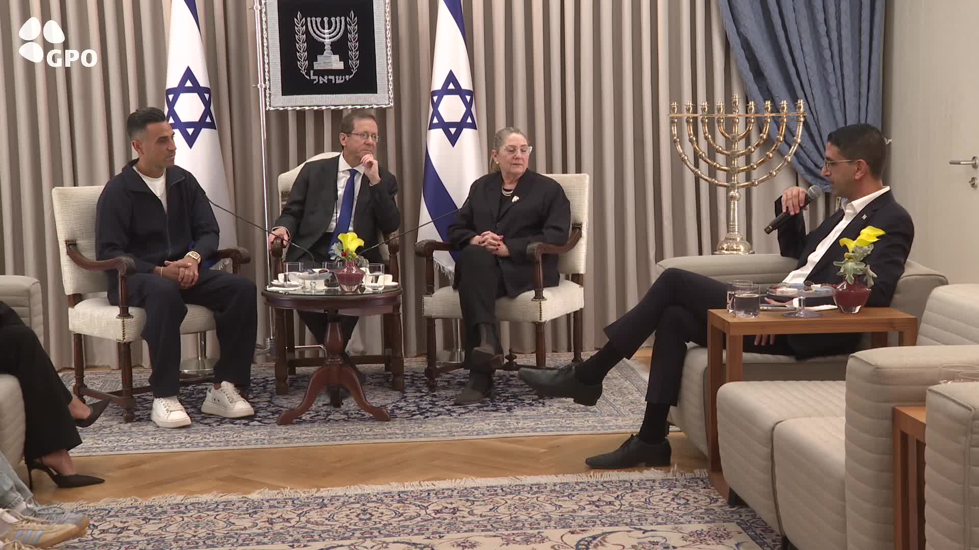 ערן זהבי בבית הנשיא