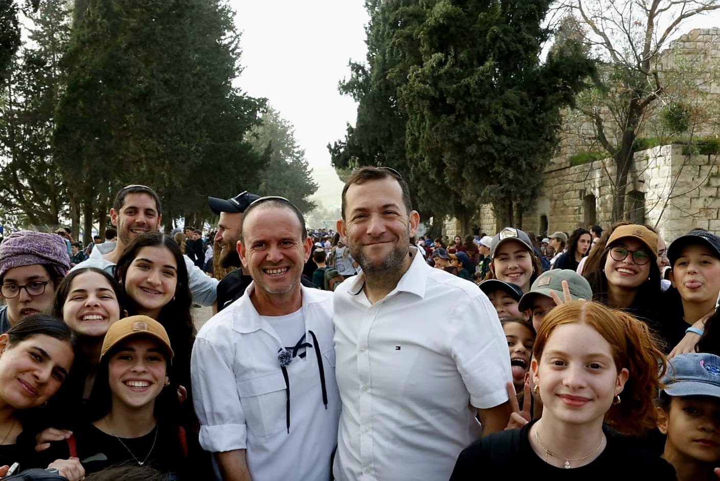 לראשונה בשומרון: 8,000 חניכי בני עקיבא בתחנת הרכבת בסבסטיה