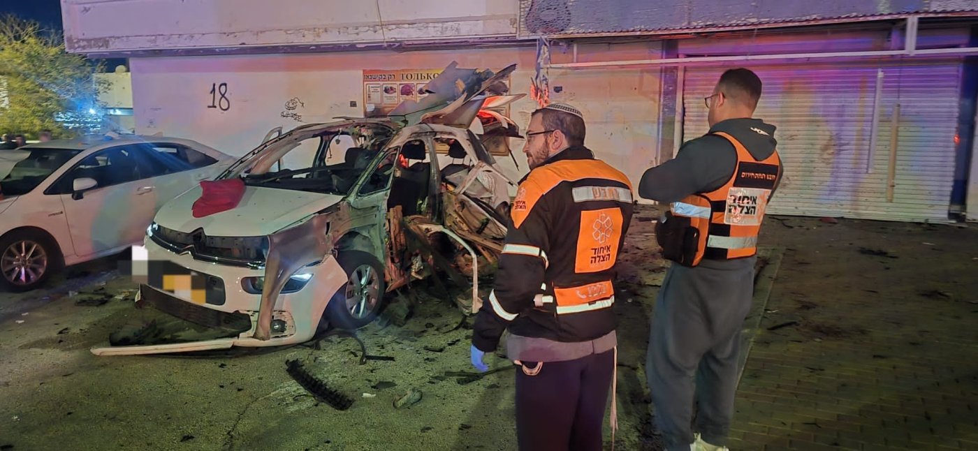 זירת הפיצוץ בקרית ים