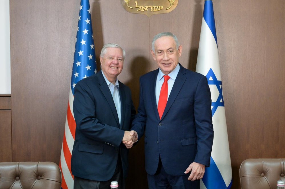 ראש הממשלה נתניהו והסנאטור לינדזי גרהאם.