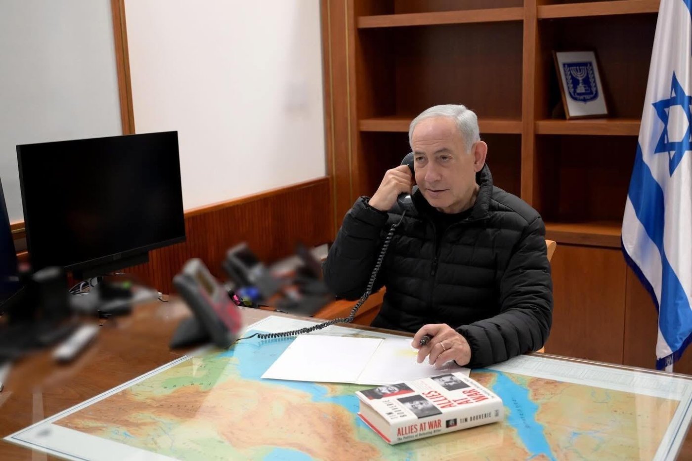 נתניהו משוחח עם טראמפ