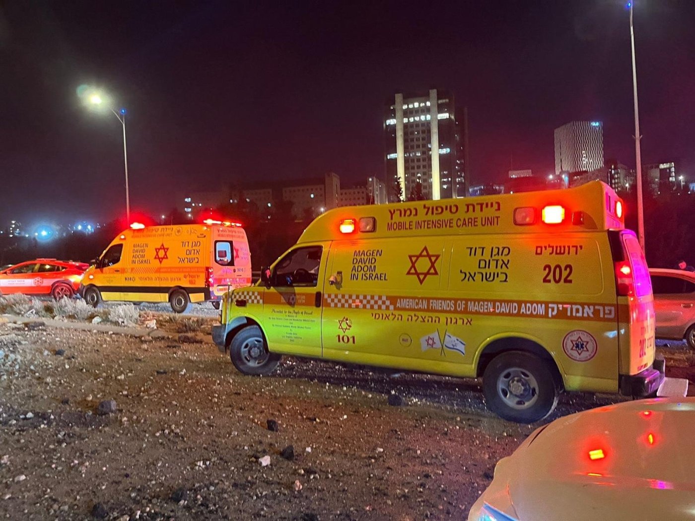 זירת הנפילה.