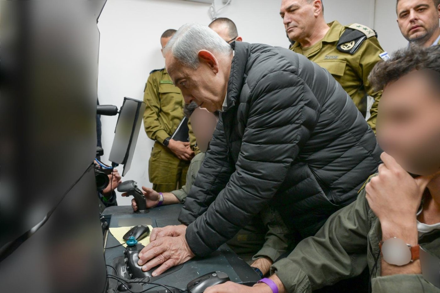 נתניהו בבסיס פלמחים