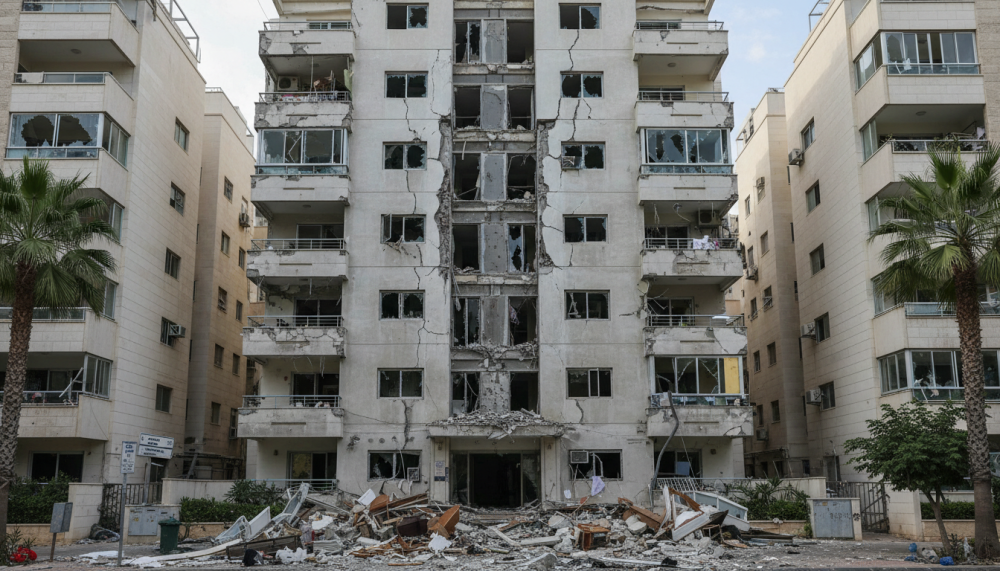 ביתו של השחקן הישראלי נפגע מטיל איראני