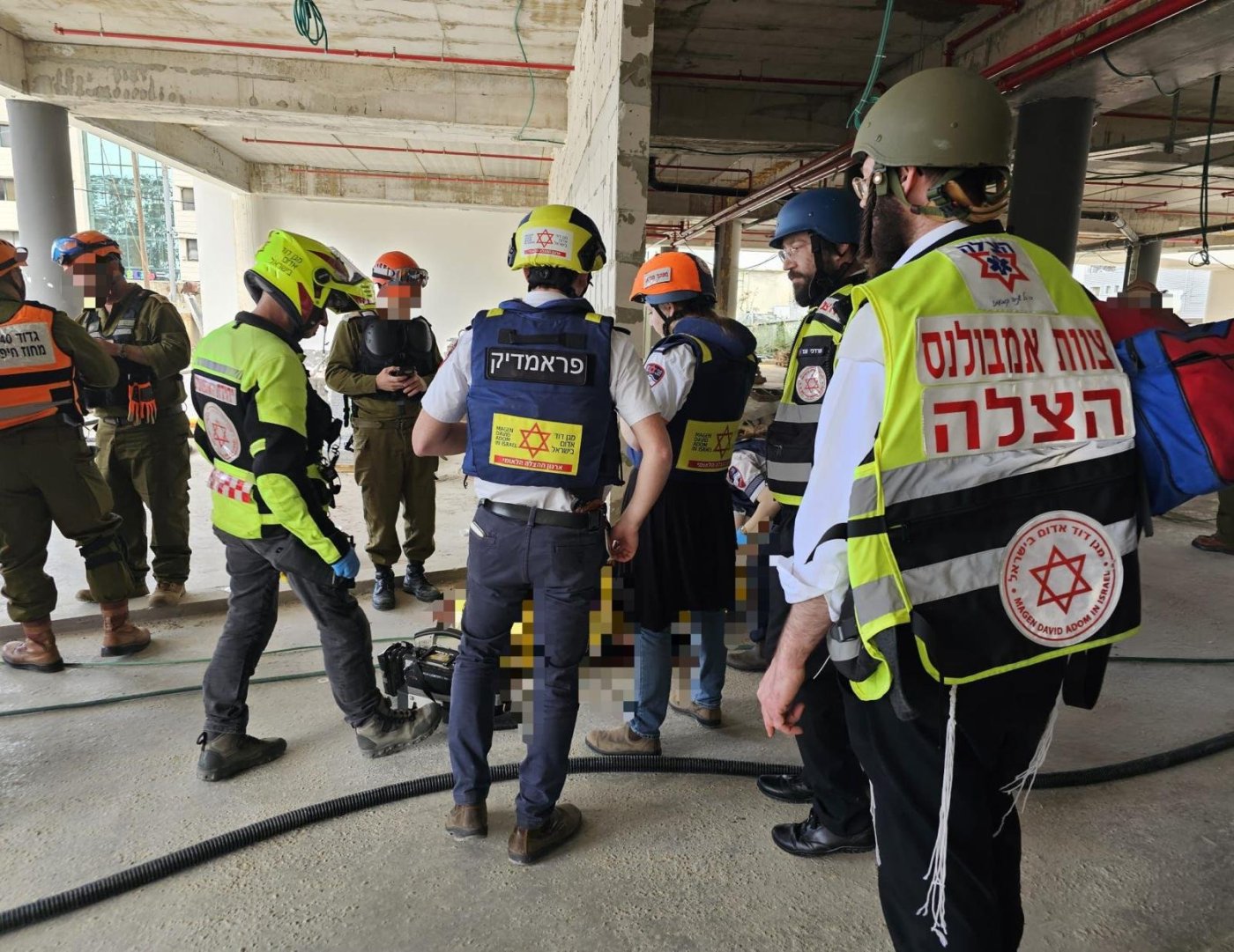 זירת הנפילה במרכז