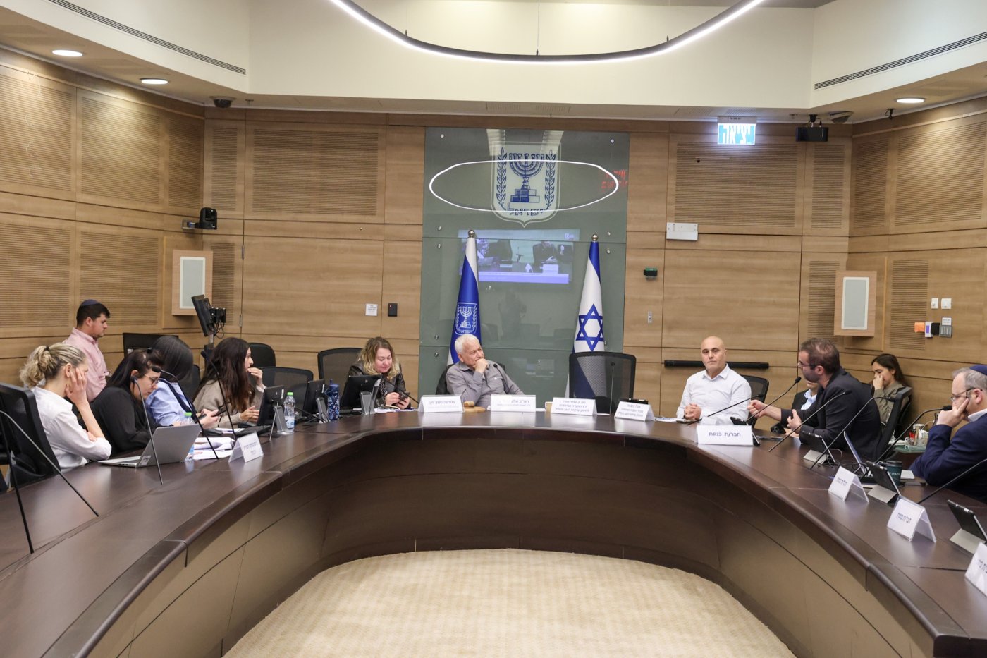 הדיון בוועדה לביקורת המדינה