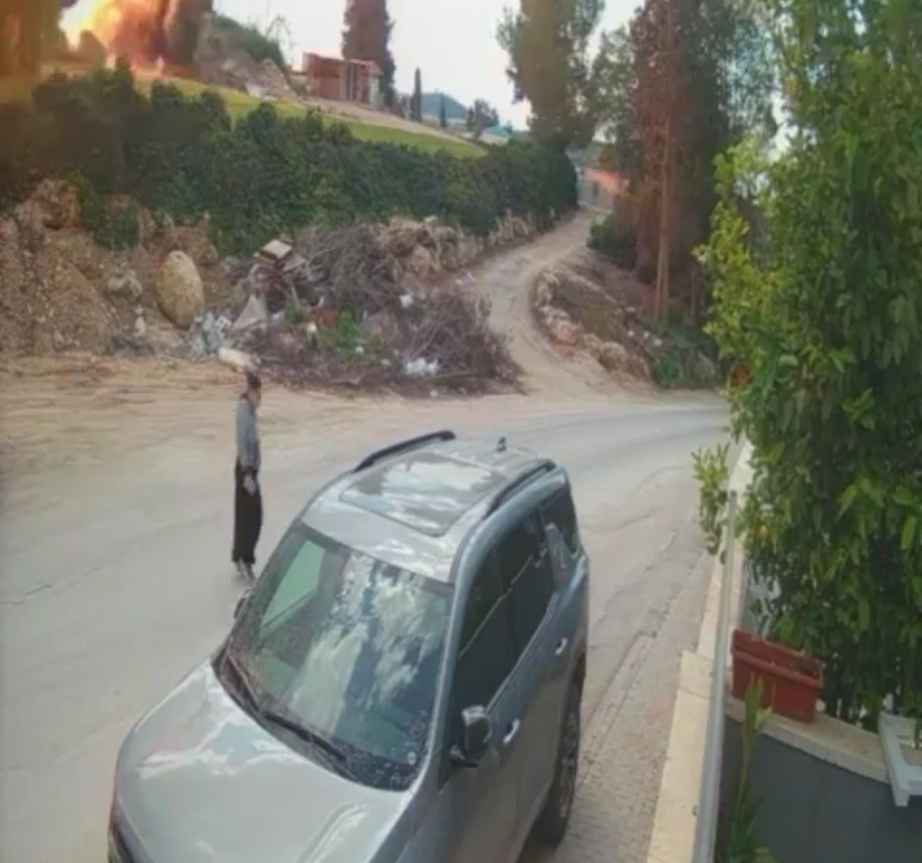 פגיעת הטיל בבית שמש