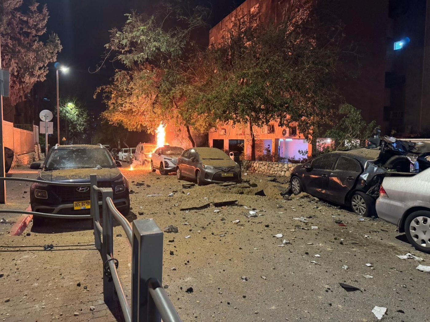 זירת נפילת טיר באזור המרכז
